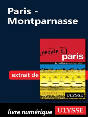 cover image of Paris--Montparnasse